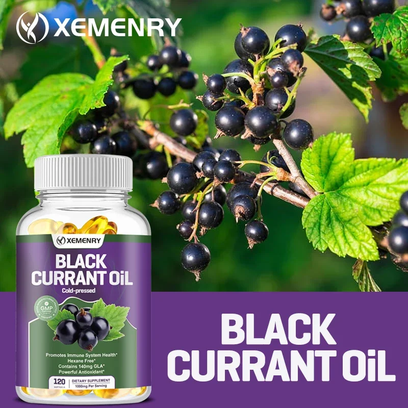 Black Seed Oil Capsule - Black Currant Oil 1000 Mg -