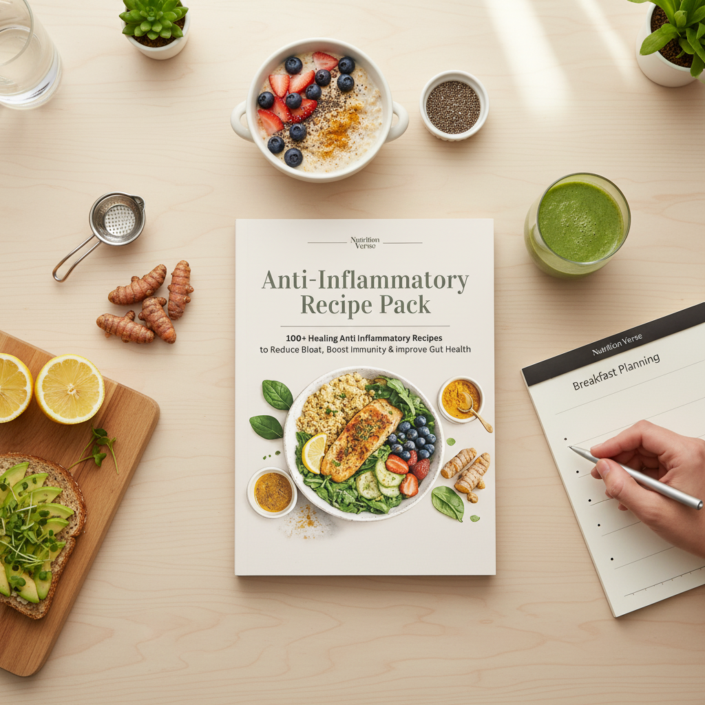 Nutrition In Fitness - Healthy Diet Anti-Inflammatory Recipe Book Nutritional