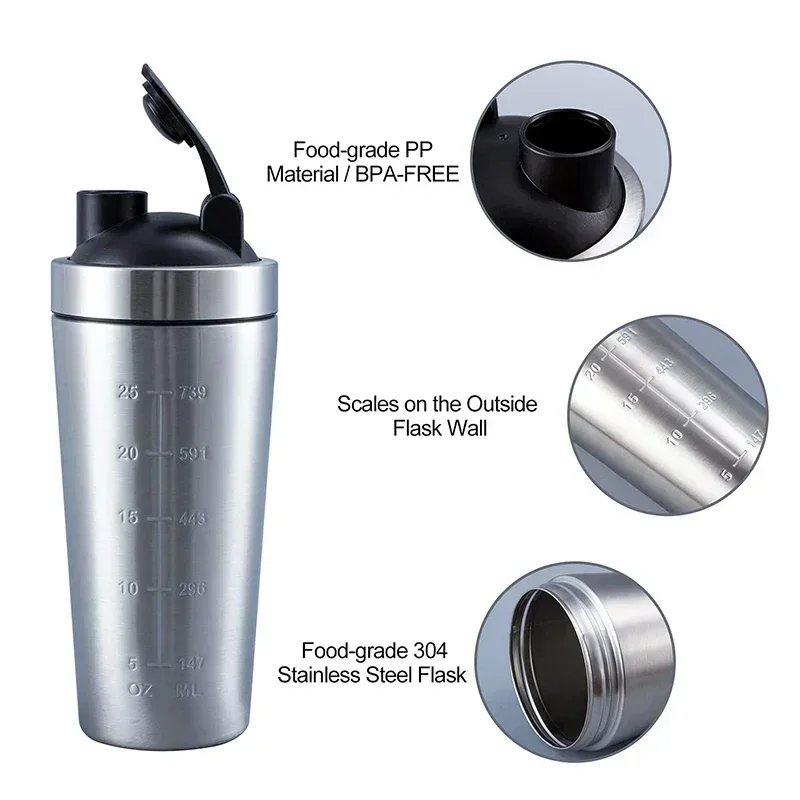 Stainless Steel Protein Shaker - مراجعة Nutrition In Fitness وسعره