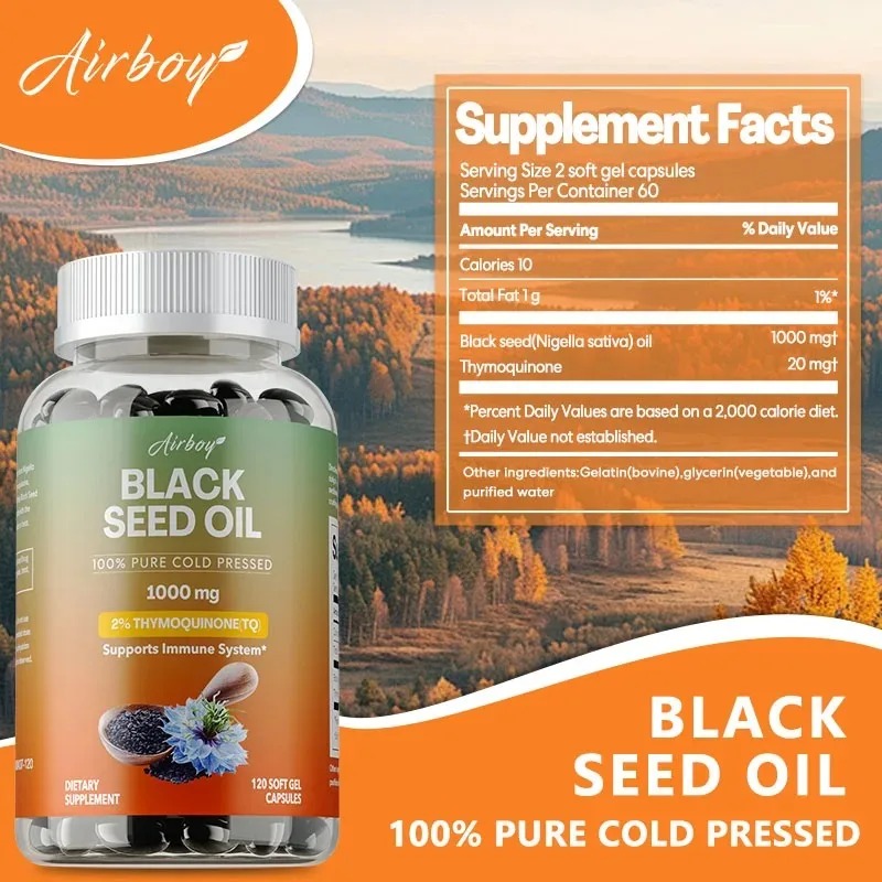 Black Seed Oil Capsules Suppor - مراجعة Black Seed Oil Capsule وسعره
