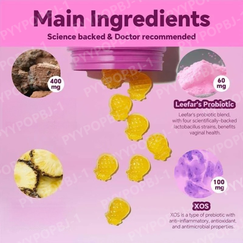 Probiotic Gummies Pineapple Fl - مراجعة Probiotics Women Health وسعره