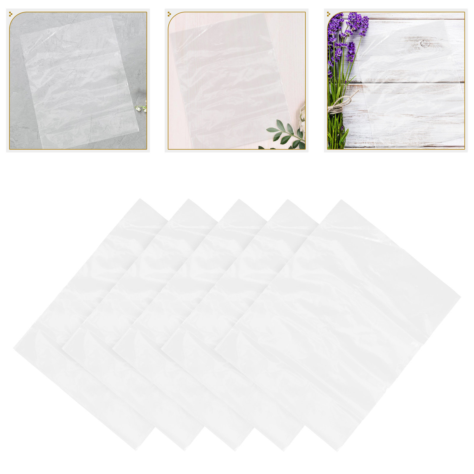 50pcs Flower Bags Plastic Fres - مراجعة Nutrition & Fitness Hub Photos وسعره