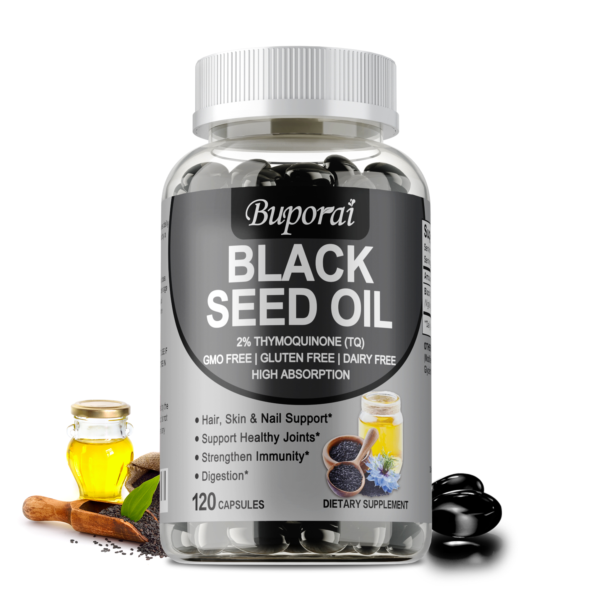 Black Seed Oil - Supports Join - مراجعة Black Seed Oil Capsule وسعره