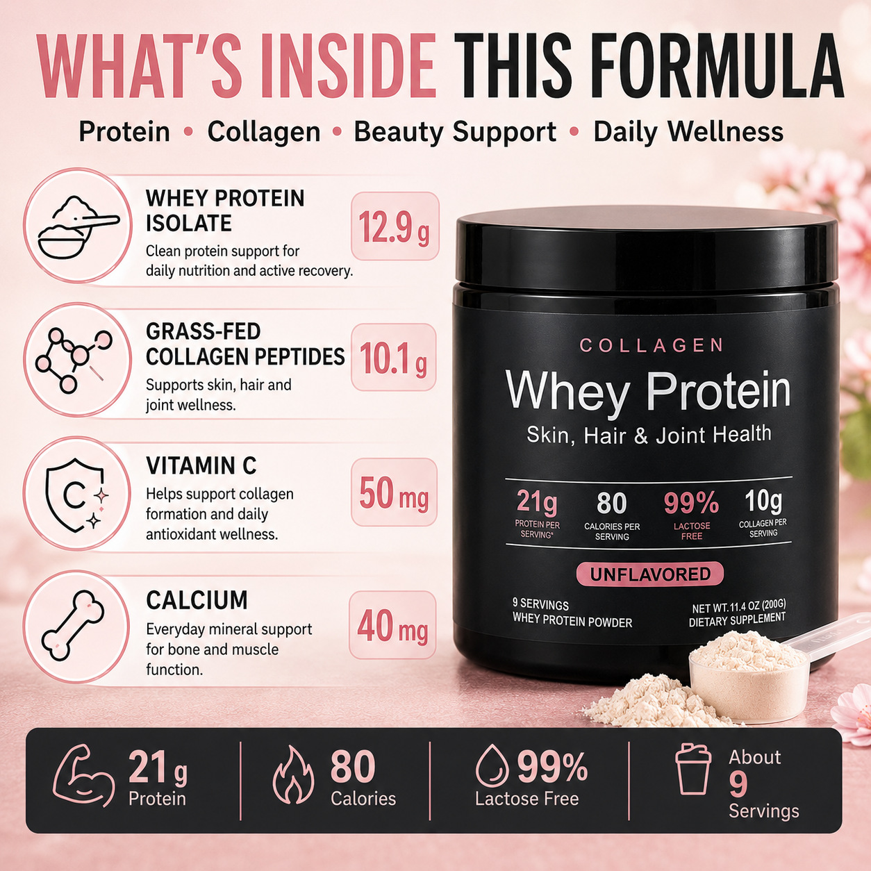 Collagen Whey Protein Powder 2 - مراجعة Nutrition In Fitness وسعره