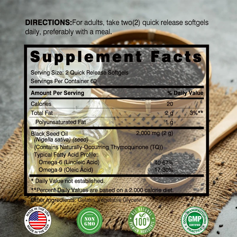 Black Seed Oil - Promotes Over - مراجعة Black Seed Oil Capsule وسعره