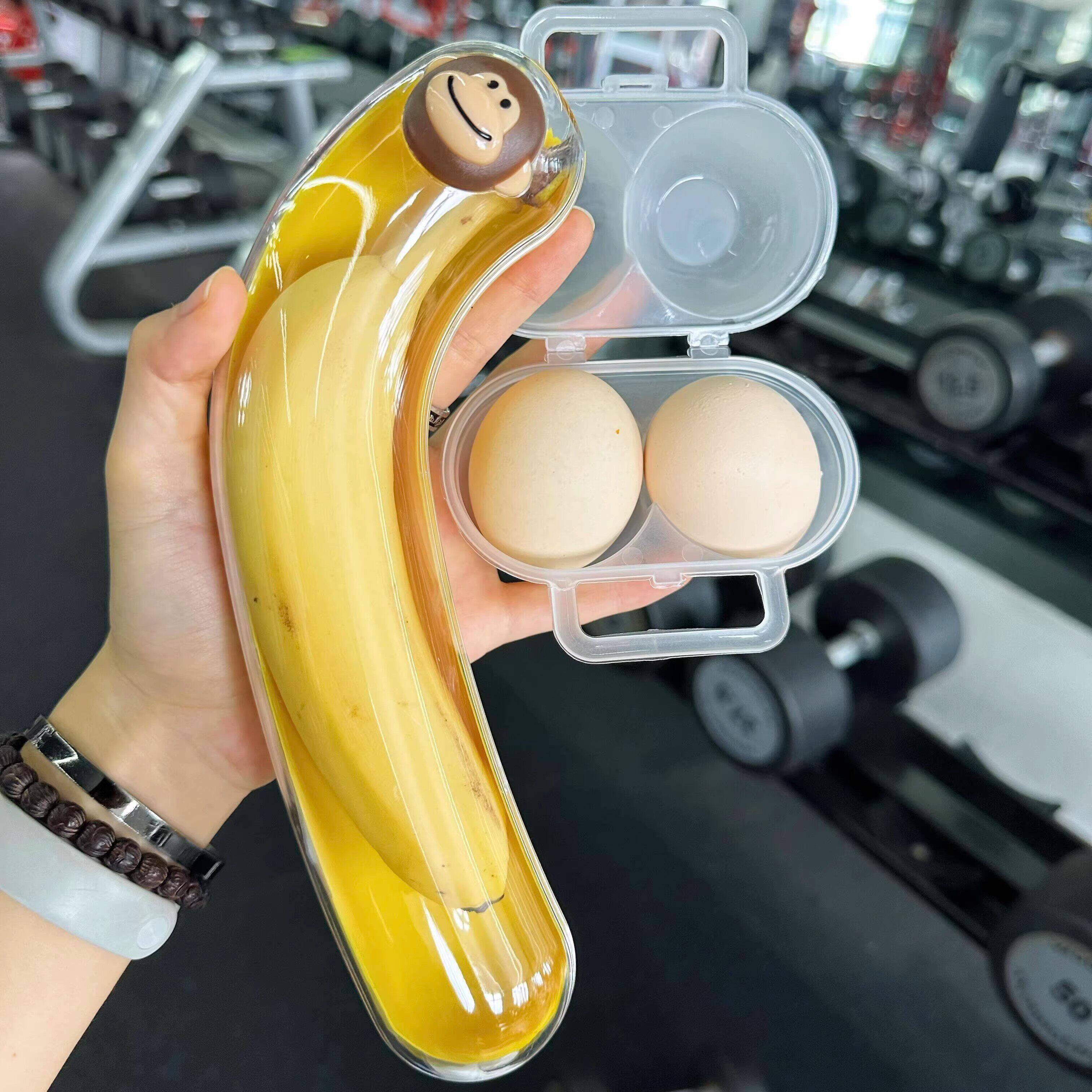 Portable Fitness Banana Storag - مراجعة Nutrition In Fitness وسعره