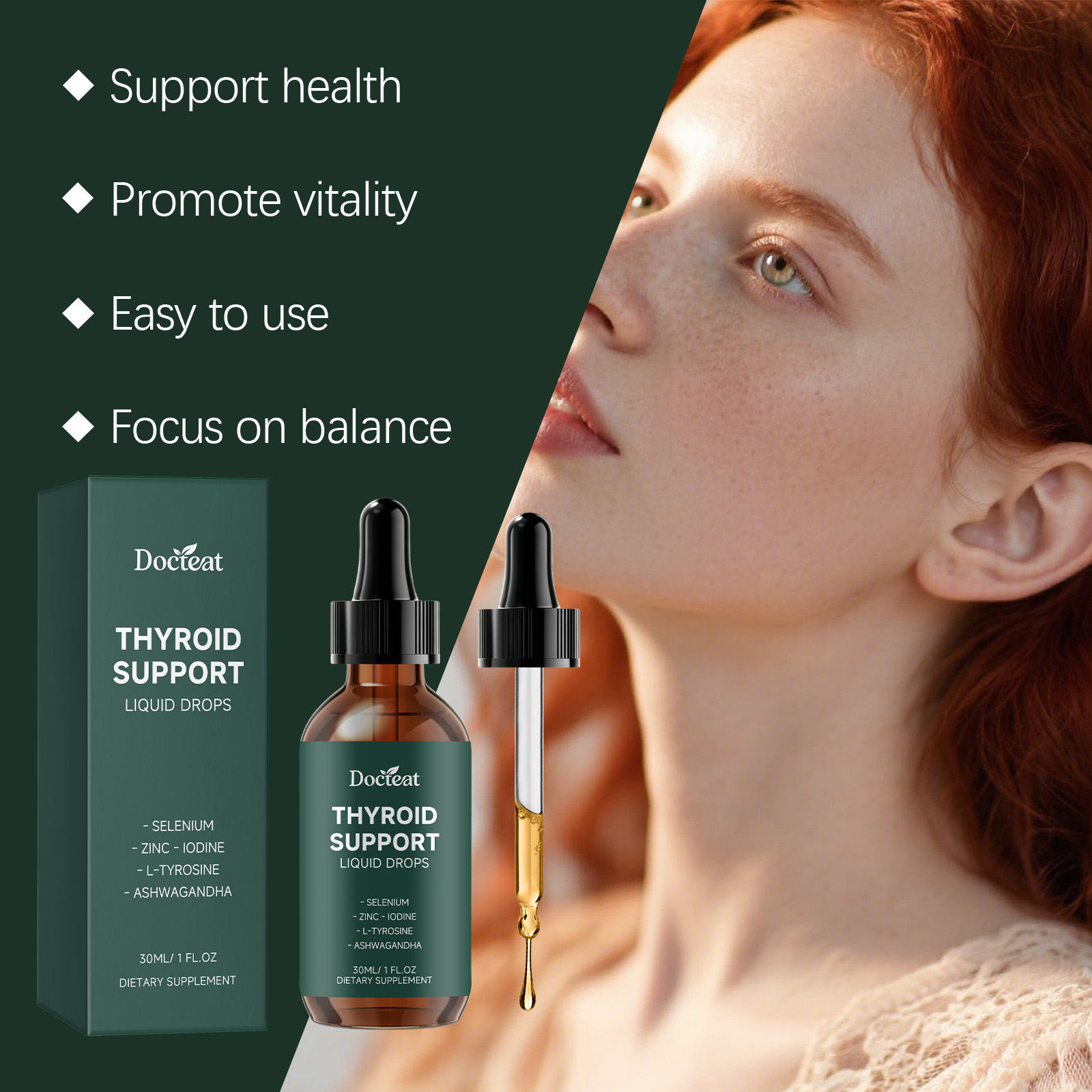 Thyroid Support Liquid Drops N - مراجعة Iodine Drops Supplement وسعره