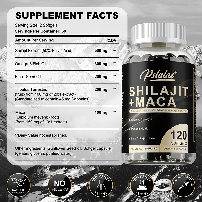 Shilajit + Maca - Boosts Energ - مراجعة Black Seed Oil Capsule وسعره