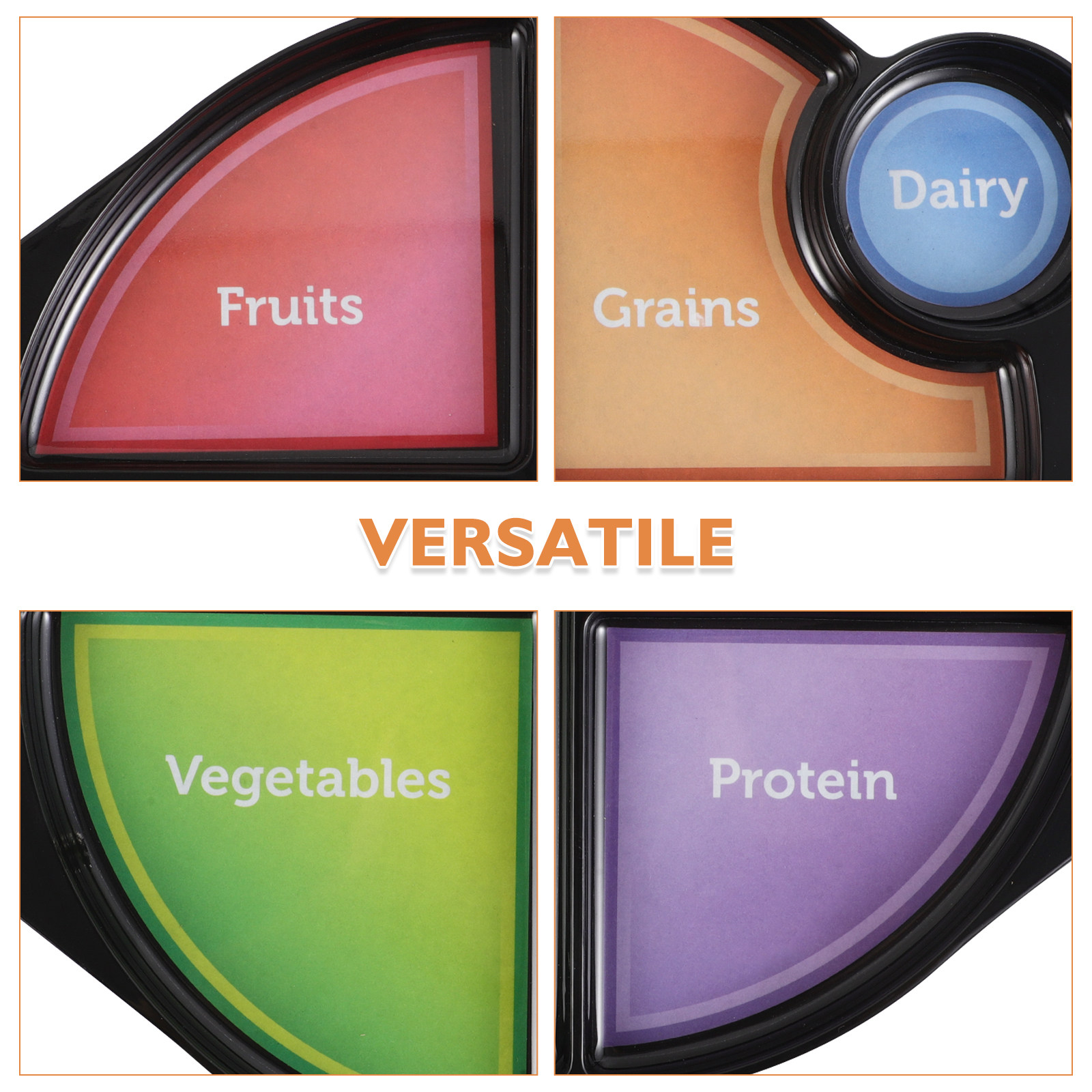 Portion Control Plate Balanced - مراجعة Nutrition & Fitness Hub Photos وسعره