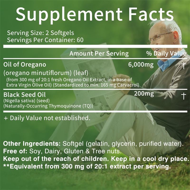 Oil of Oregano - Contains Blac - مراجعة Black Seed Oil Capsule وسعره
