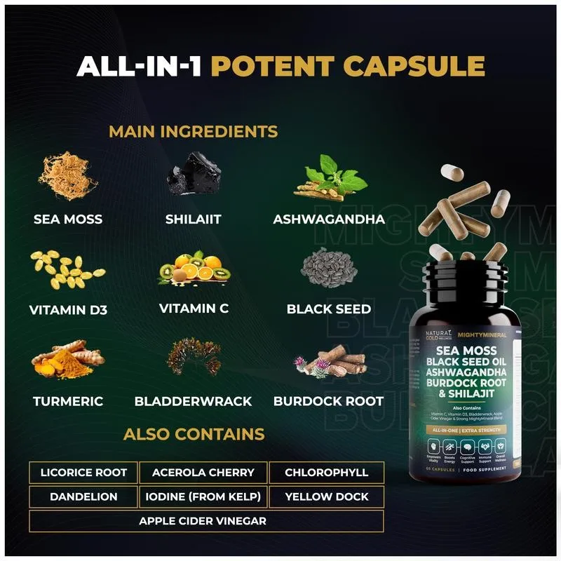 Black Seed Oil, Shilajit, Sea  - مراجعة Black Seed Oil Capsule وسعره